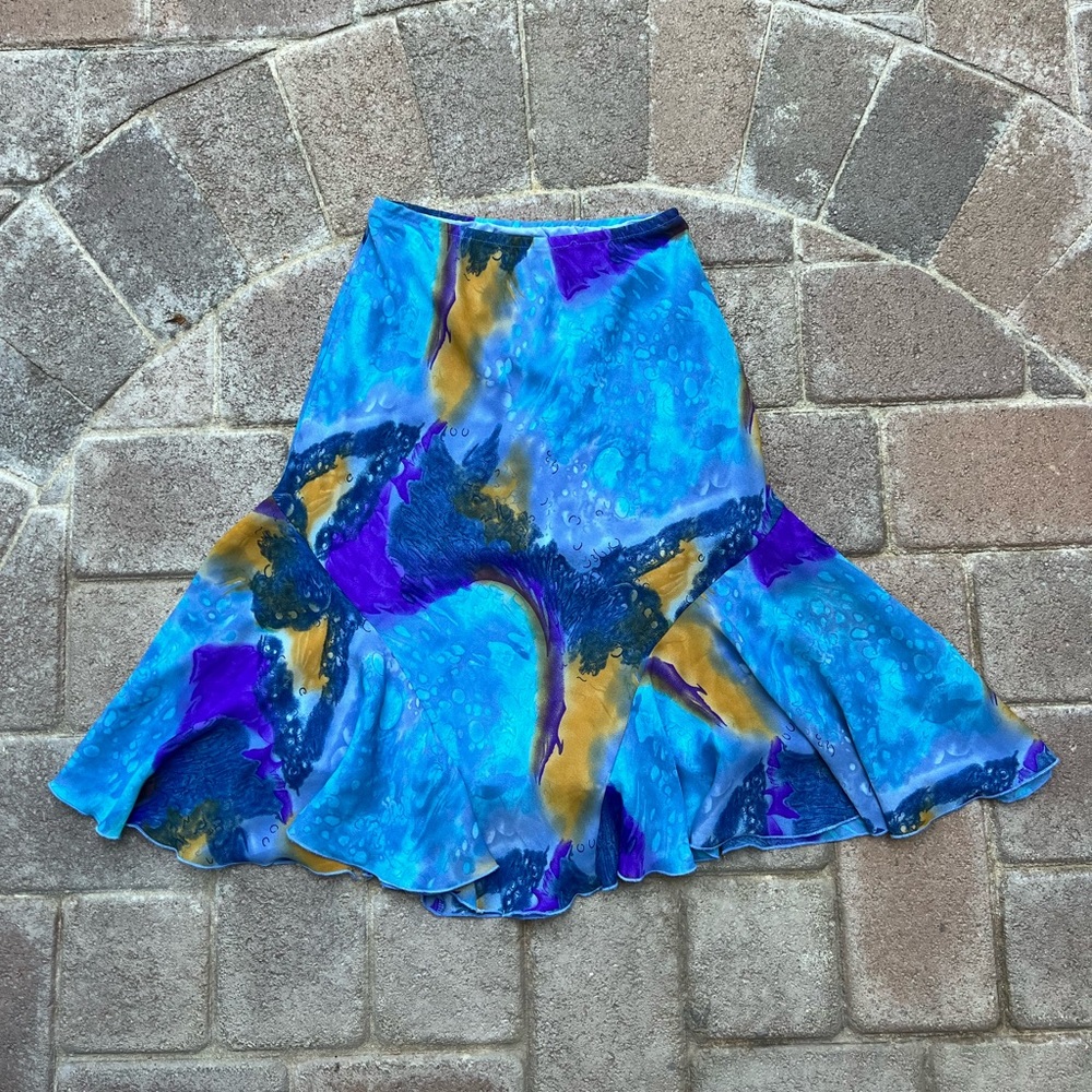 Vintage Y2K Mermaid Midi Skirt